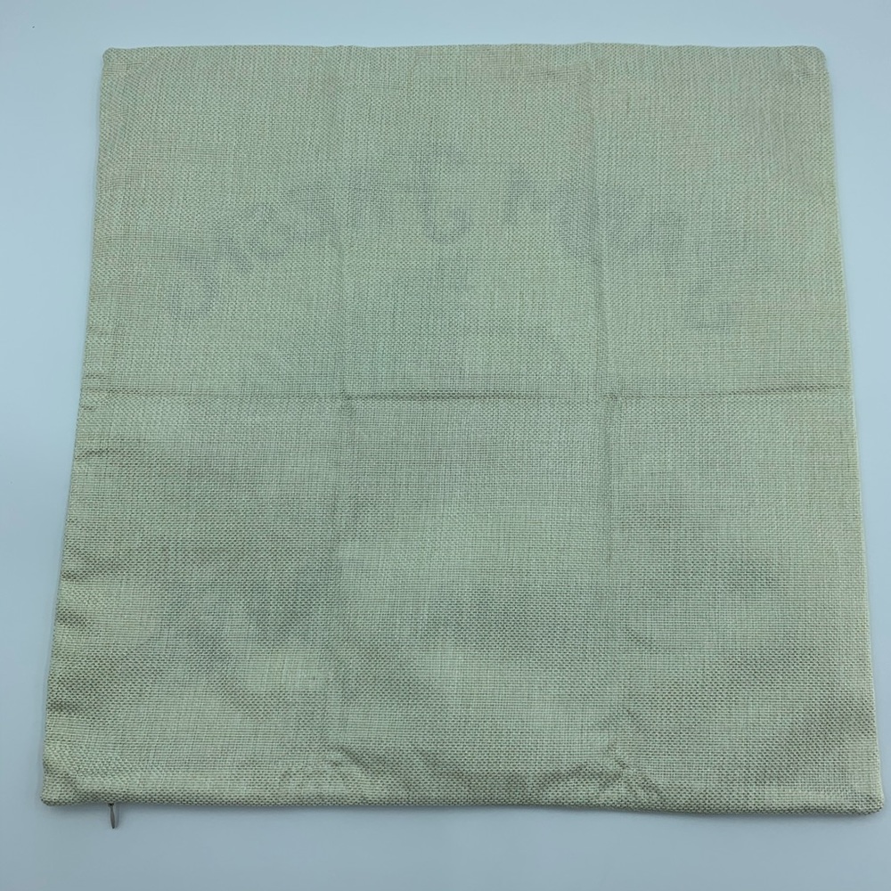 Decorative Pillowcase Burlap Tan Red Green Merry Christmas Holiday Truck Tree - Picture 5 of 6